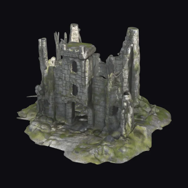 Ruined Stone Castle Ruins