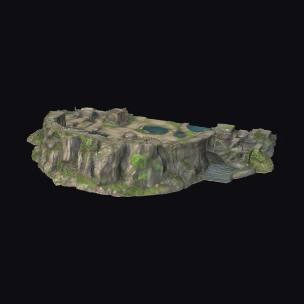 Medieval Cliffside Fortress