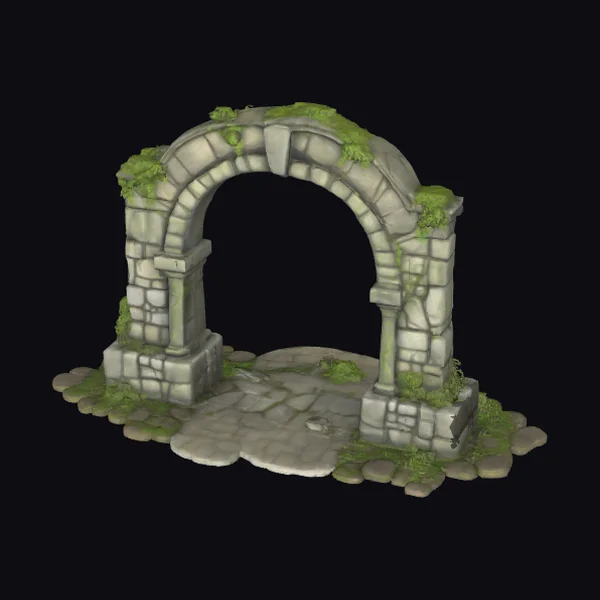 Weathered Stone Archway