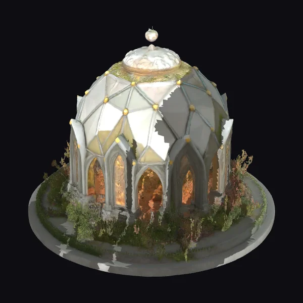 Crystal Geodesic Dome
