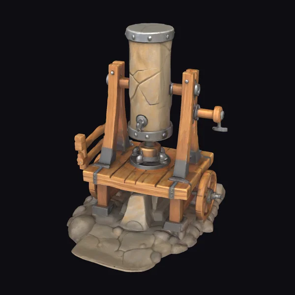 Medieval Siege Catapult
