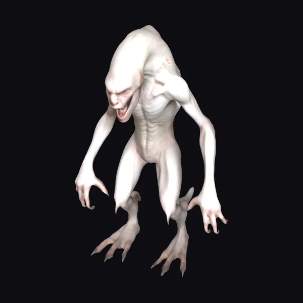 Albino Humanoid Creature