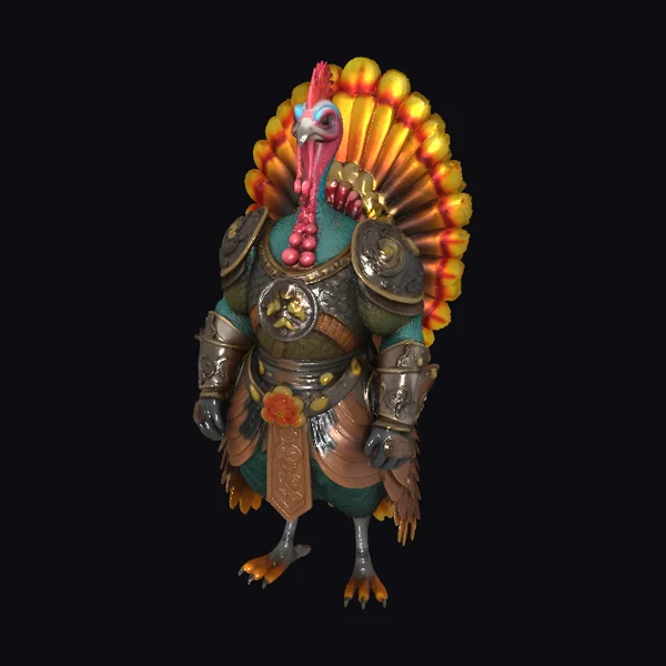 Anthropomorphic Turkey Guardian