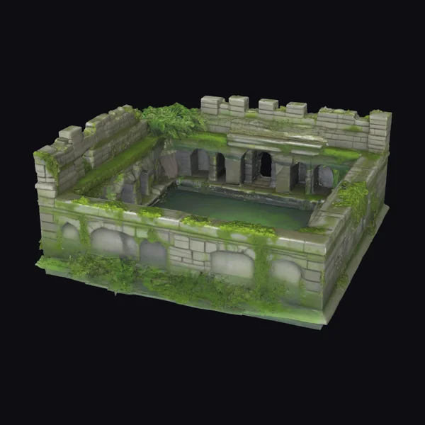 Ancient Stone Ruin Pool