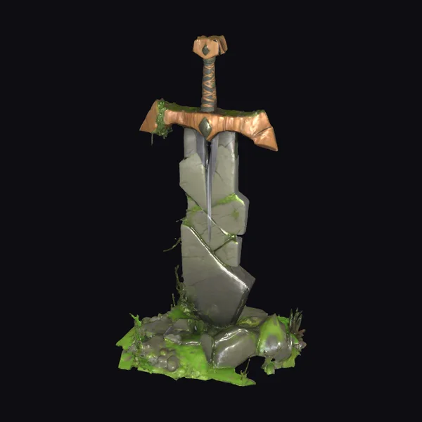 Ancient Stone Sword Base