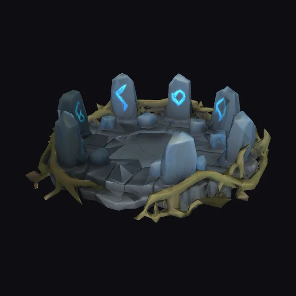 Glowing Stone Circle Monument