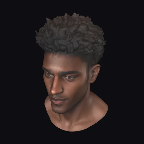 Young African Male Portrait