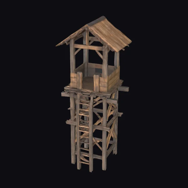 Wooden Watchtower Structure