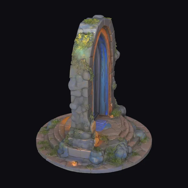 Mossy Archway Entrance