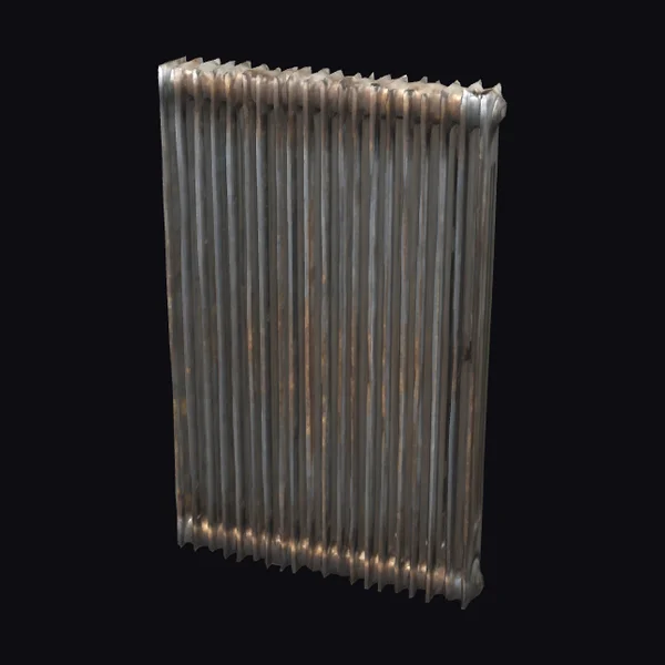 Gray Vertical Radiator Panel
