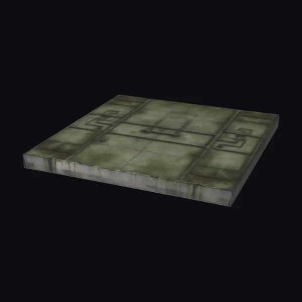 Weathered Square Platform