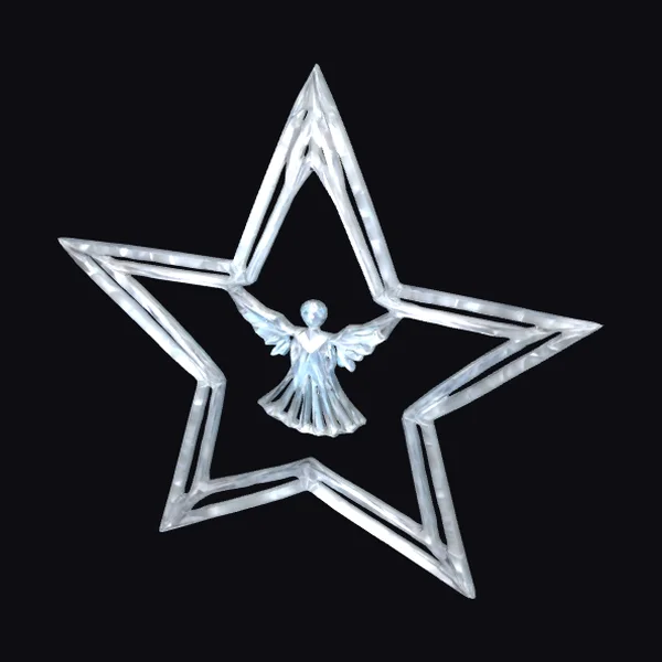 Crystal Christmas Star Ornament