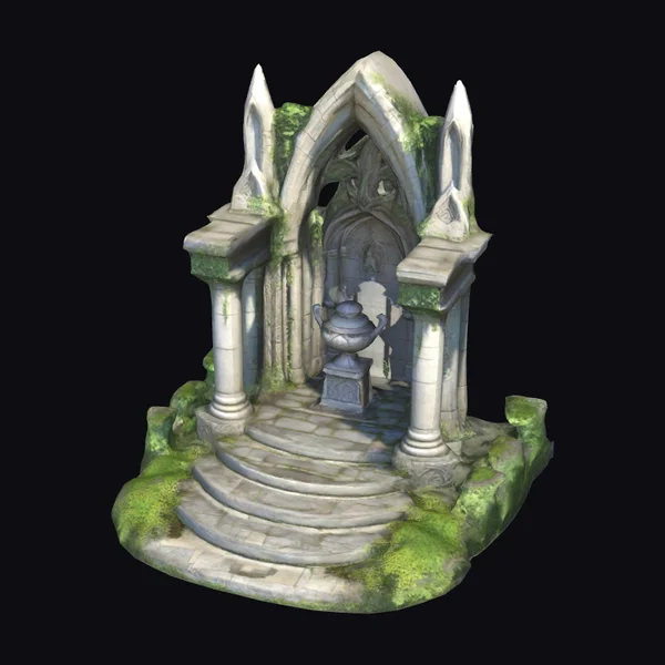 Gothic Stone Shrine