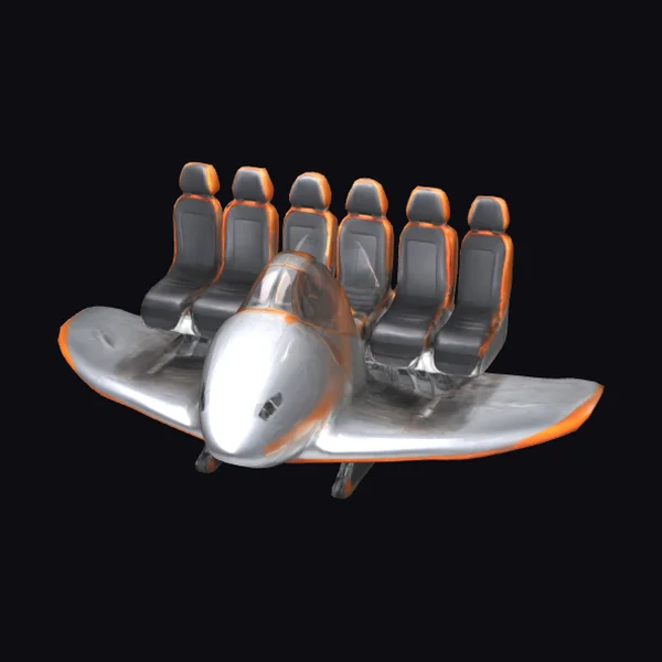 Airplane Seats with Wings