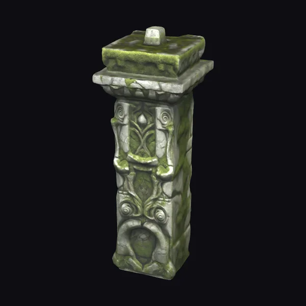 Ancient Stone Pillar Ruin
