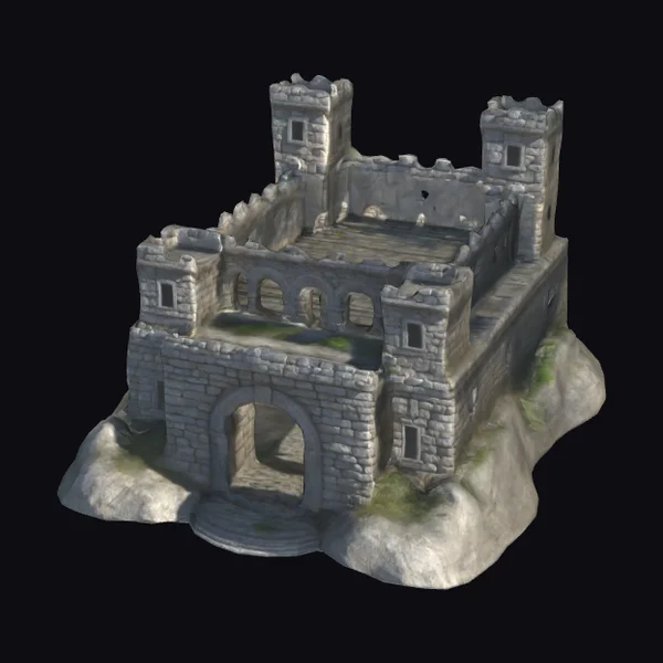 Ancient Stone Fortress Ruins