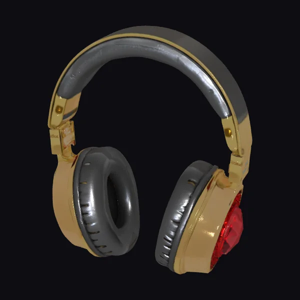 Luxury Gold Headphones