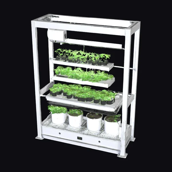 Indoor Hydroponic Growing Chamber