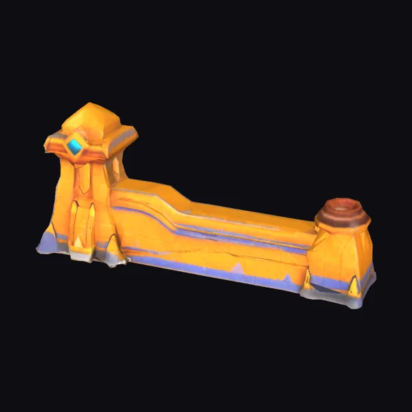 Ancient Fantasy Wall Section