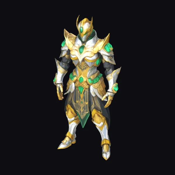 Armored Humanoid Figure