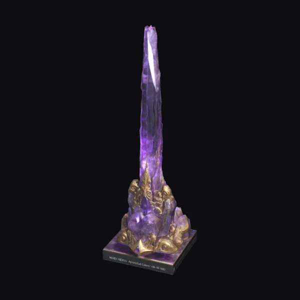 Amethyst Crystal Shard Sculpture