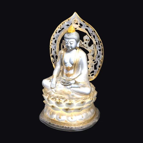 Buddha Statue with Halo