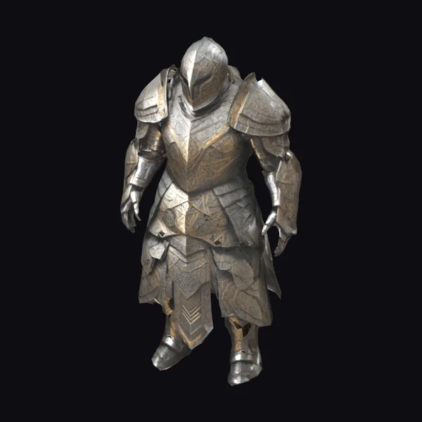 Ancient Metallic Knight Armor