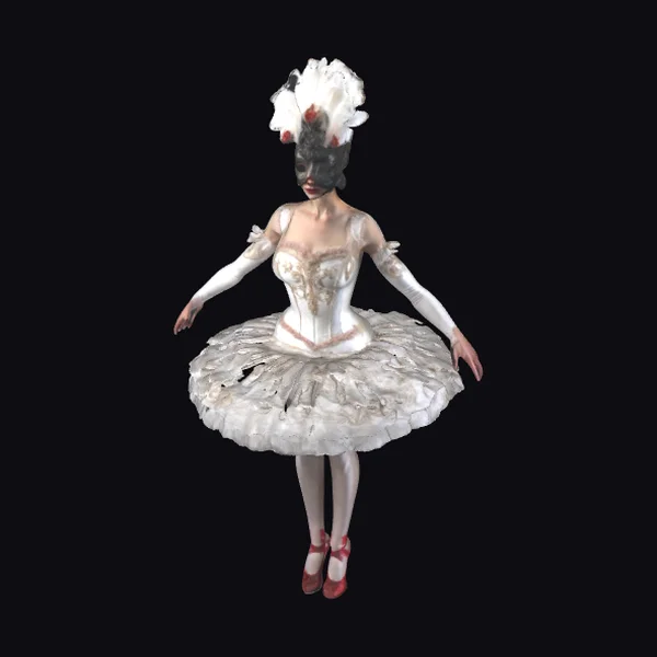 Ballerina Swan Mask