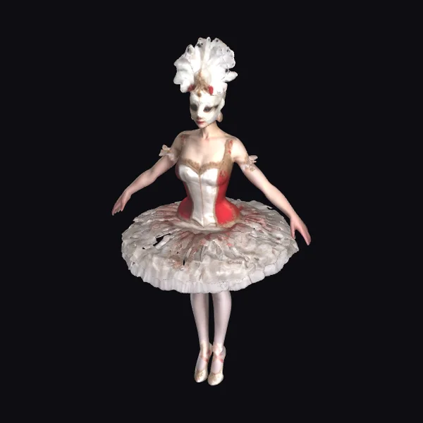 Ballerina Swan Mask