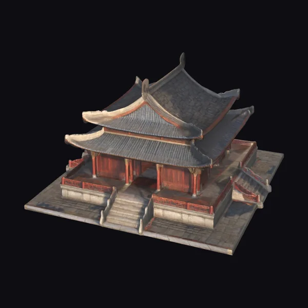 Ancient Chinese Temple Structure