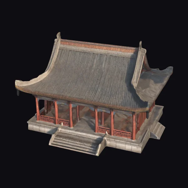 Ancient Chinese Temple Structure