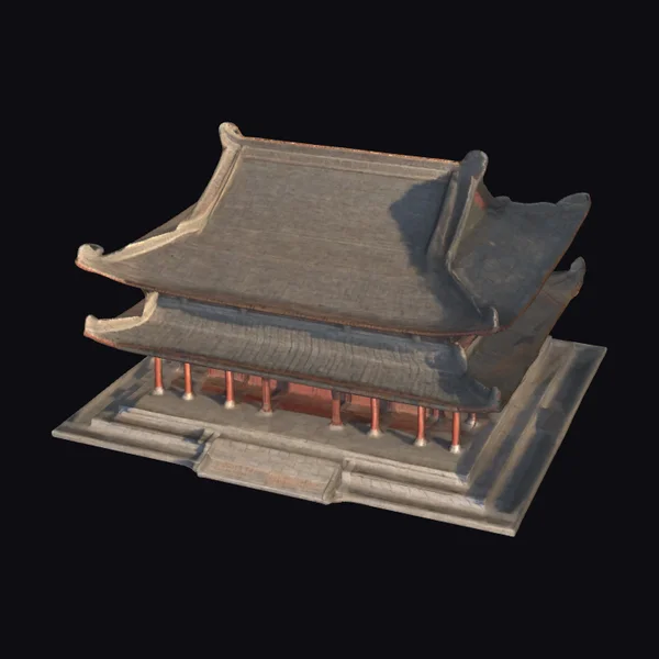 Ancient Chinese Temple Structure