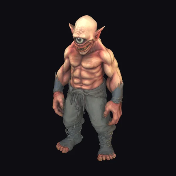Muscular Cyclops Creature