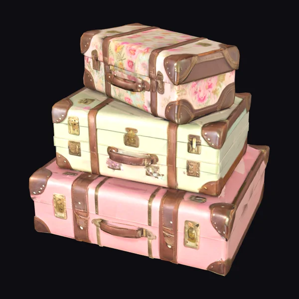 Vintage Suitcase Stack