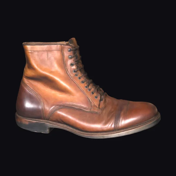 Vintage Brown Leather Boot