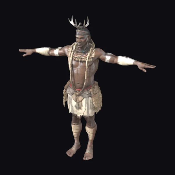 Zulu Male War Doctor