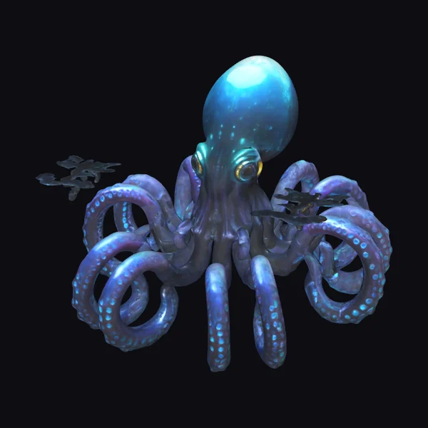 Bioluminescent Octopus Apparatus
