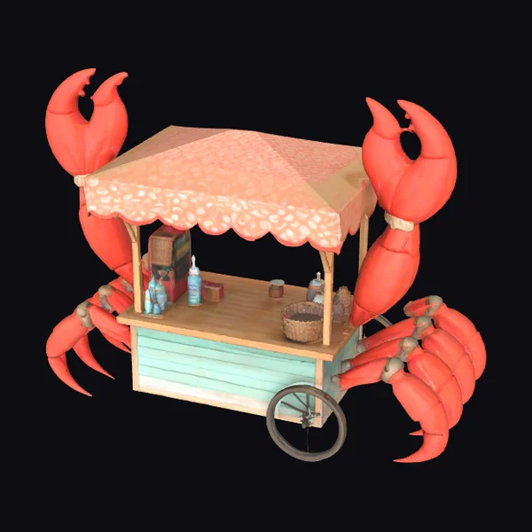 Crab Vendor Cart