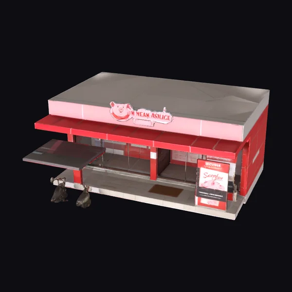 Meat Slice Shop Storefront