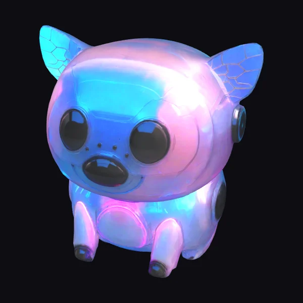 Glowing Neon Pet Companion