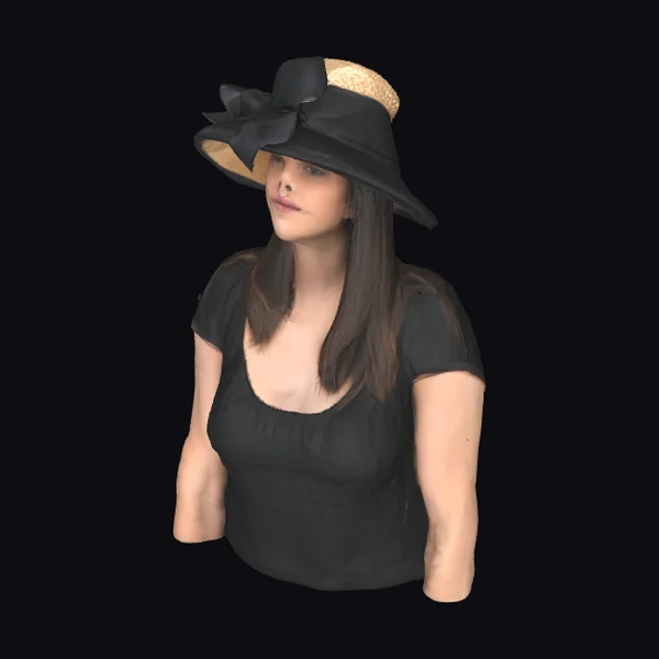 Woman in Black Hat
