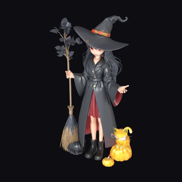 Anime Witch Character