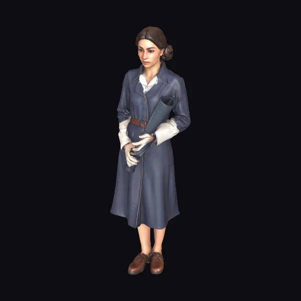 1930s Woman Scientist Portrait