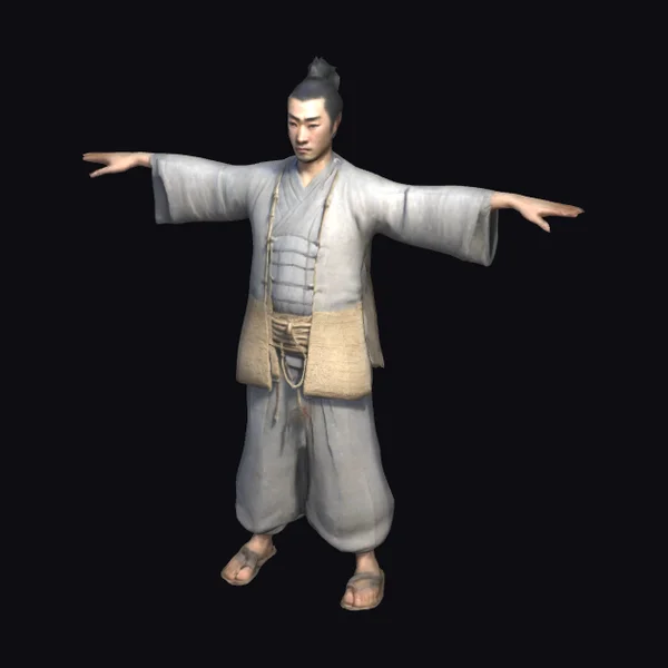 Ancient Chinese Young Deckhand