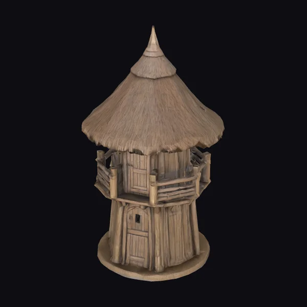 Ancient Wooden Watchtower