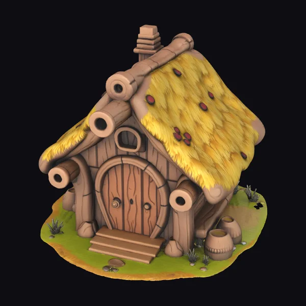 Wooden Troll Hut