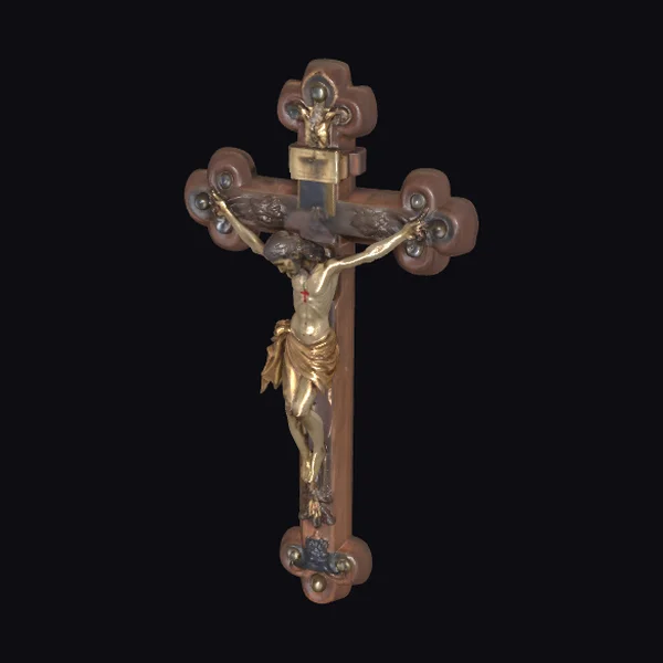 Wooden Crucifix Figure