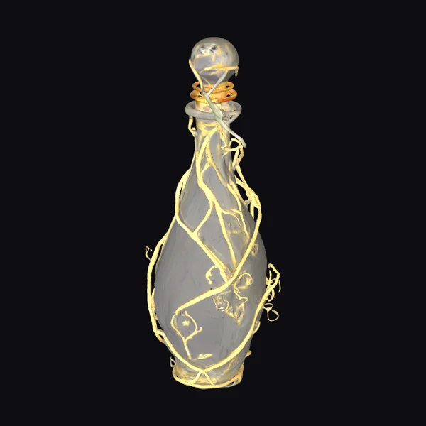 Glowing Glass Vessel