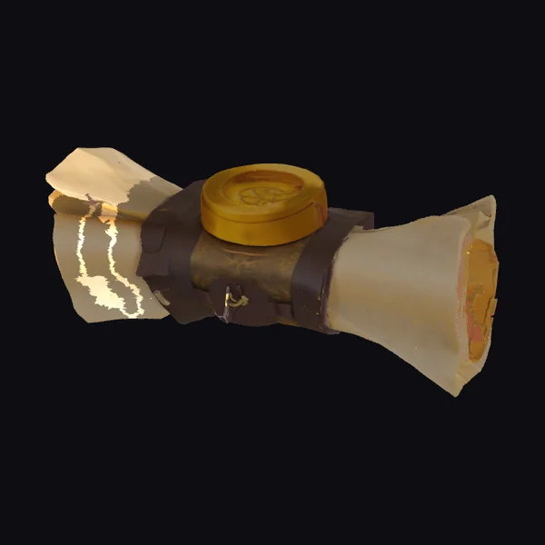 Ancient Parchment Scroll