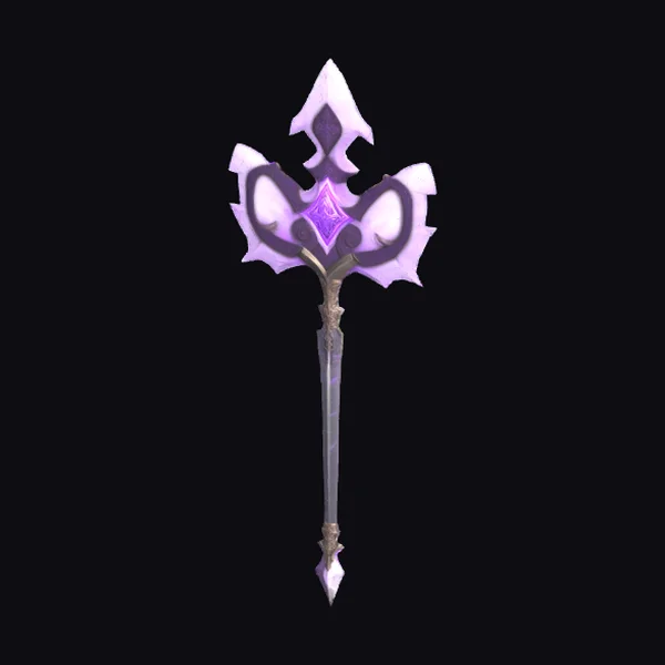 Glowing Purple Void Scepter